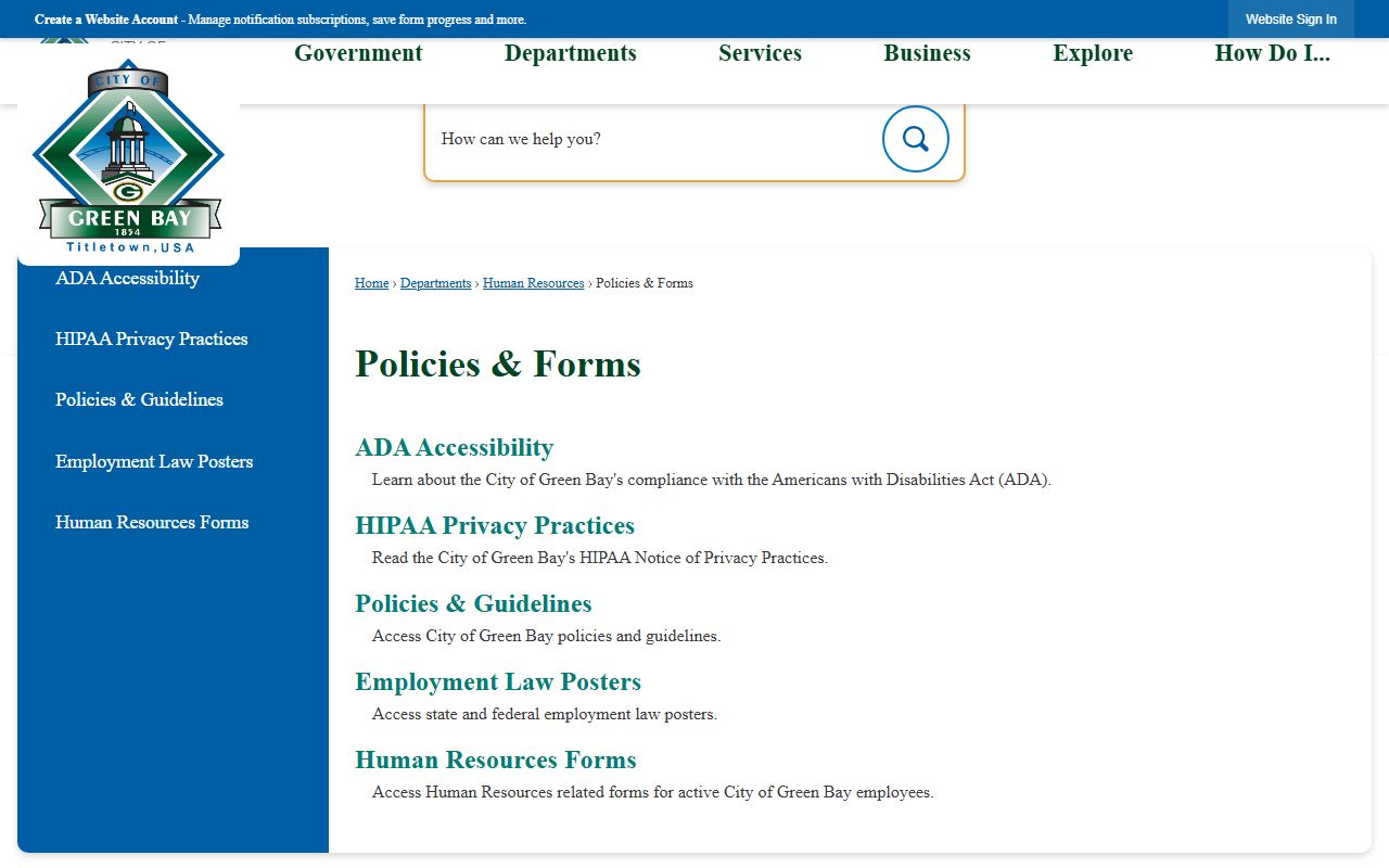 Green Bay deed records city assessor office
