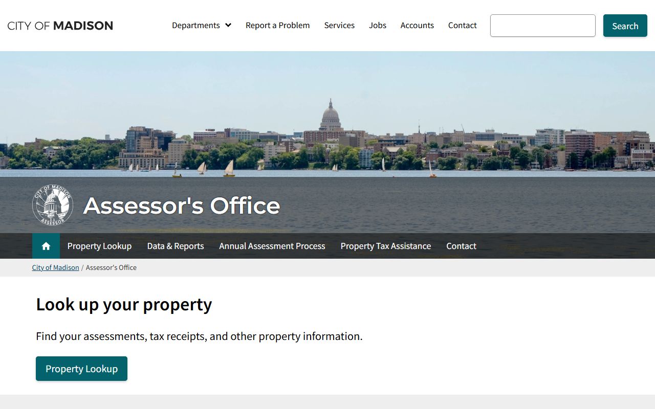 Madison deed records city assessor office