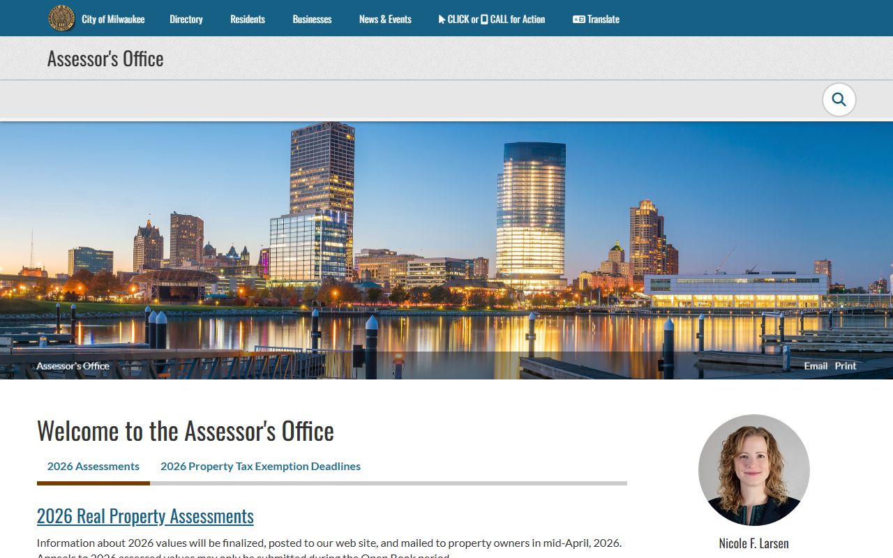 Milwaukee deed records city assessor office