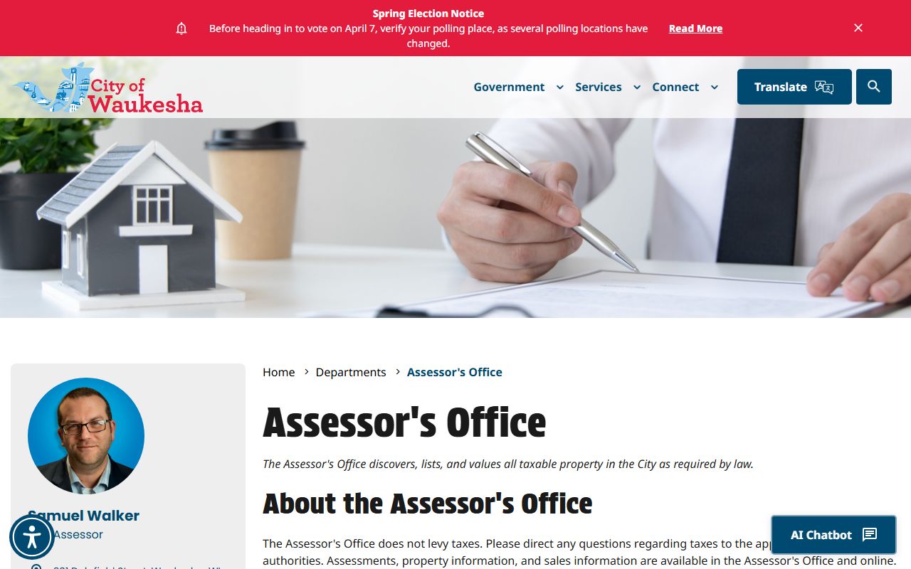 Waukesha deed records city assessor office