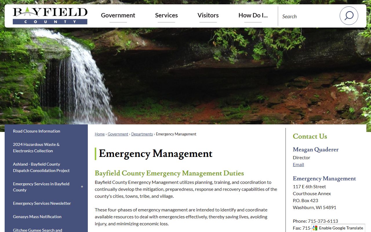 Bayfield County deed records register of deeds office