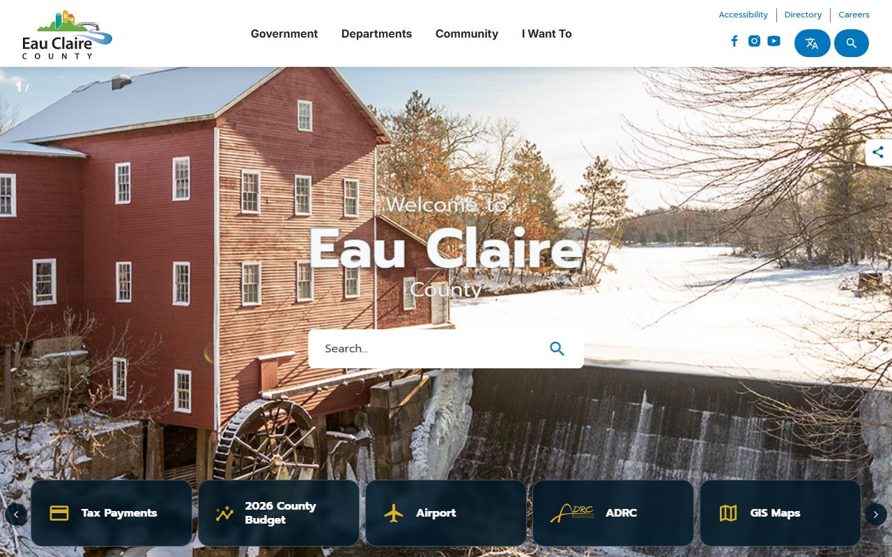 Eau Claire County deed records government site