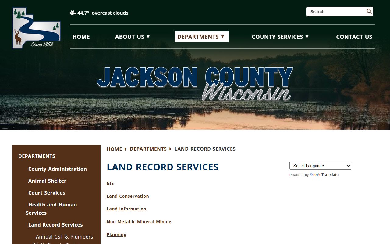 Jackson County deed records land record services page