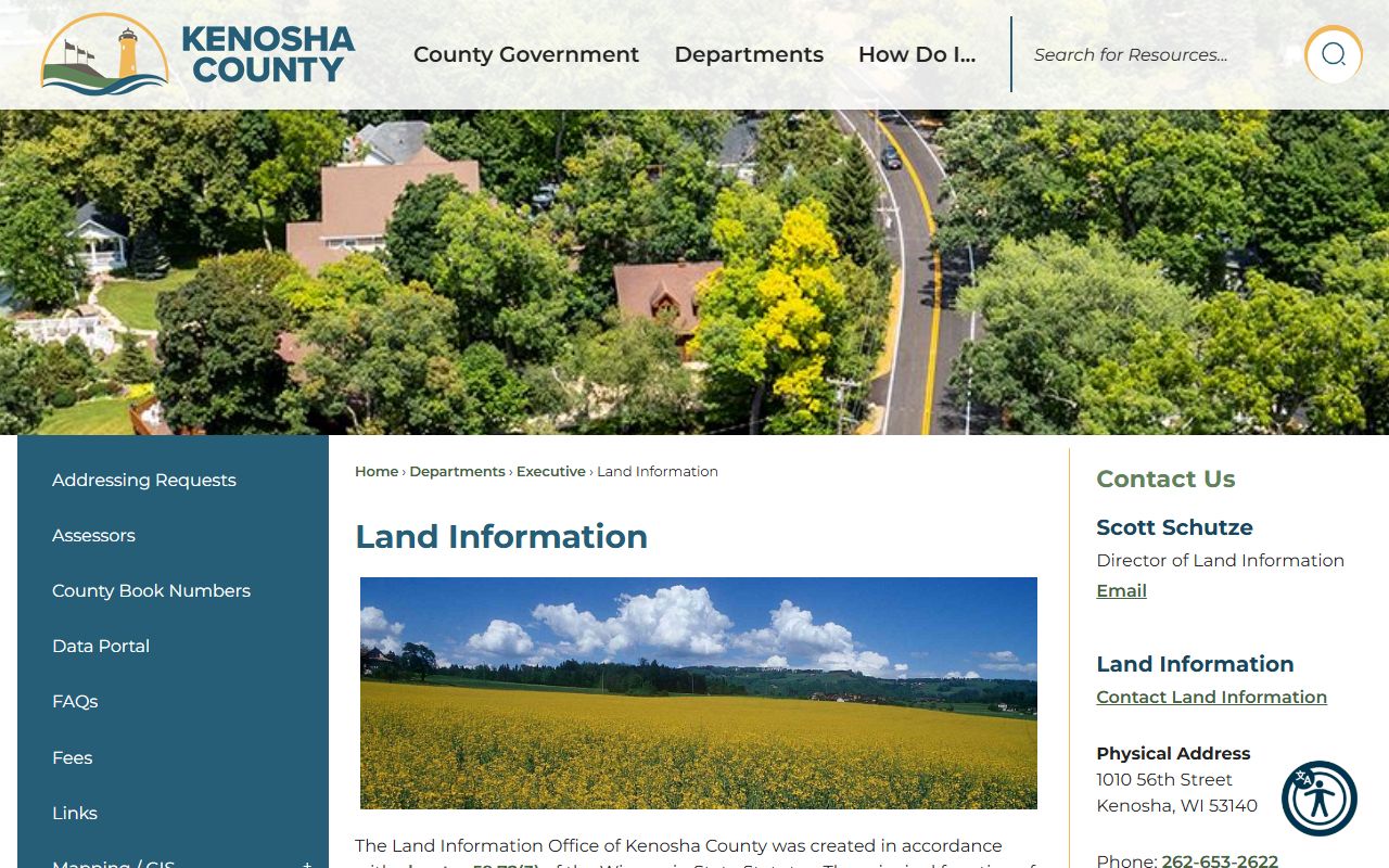 Kenosha County deed records land information