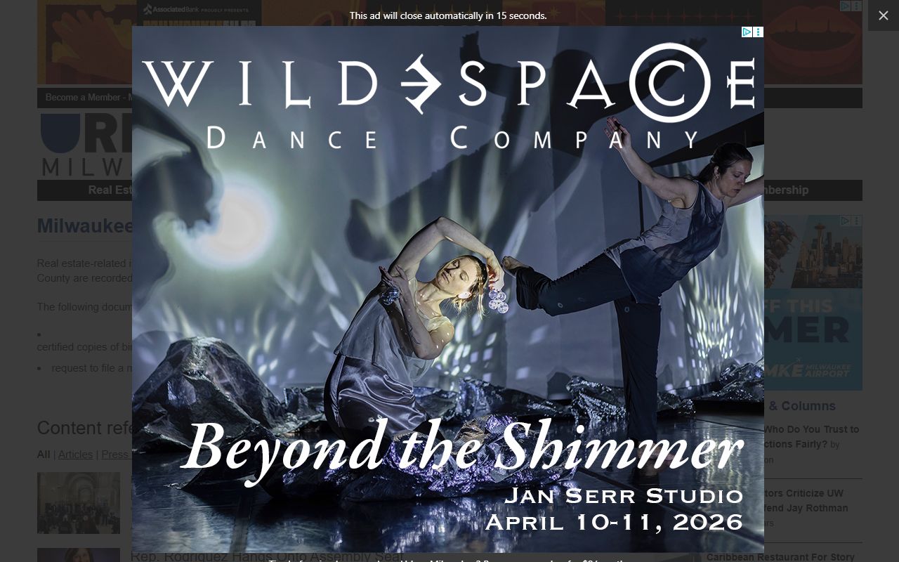 Milwaukee County deed records real estate records page