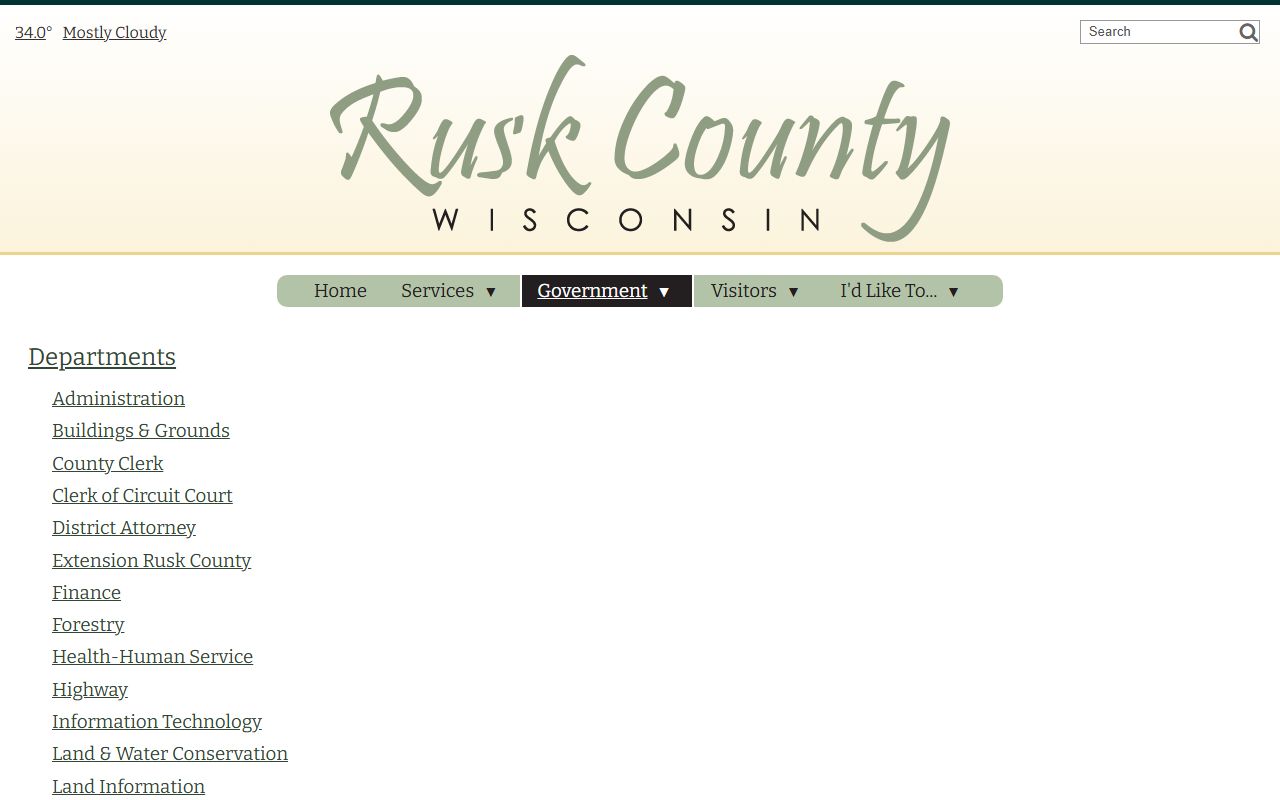 Rusk County deed records register of deeds office