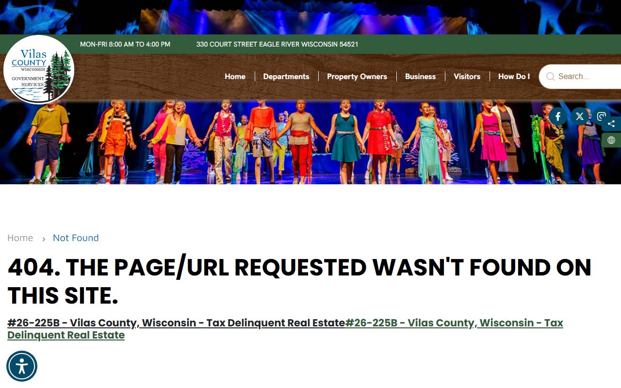 Vilas County deed records register of deeds office