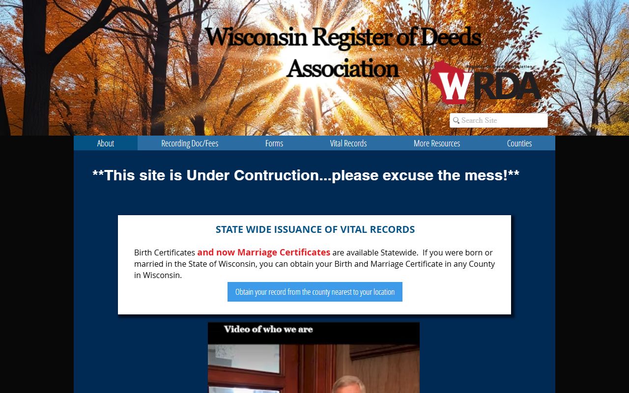 Wisconsin deed records statewide register of deeds resource